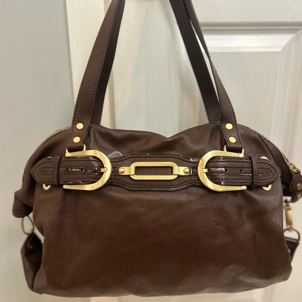 Jimmy choo oversized shoulder bag